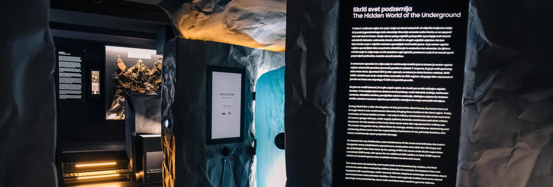 Walk through karst caves