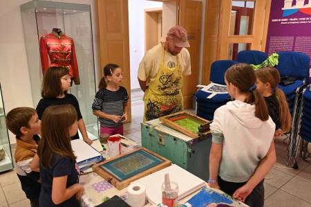 Delavnica sitotiska (foto Ana Čič)