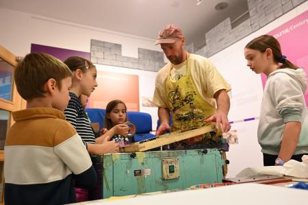 Delavnica sitotiska (foto Ana Čič)